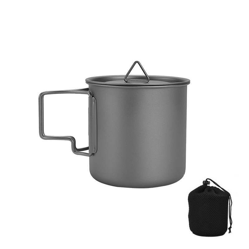Camping Cooking Rack - Caneca de Camping em Titânio com