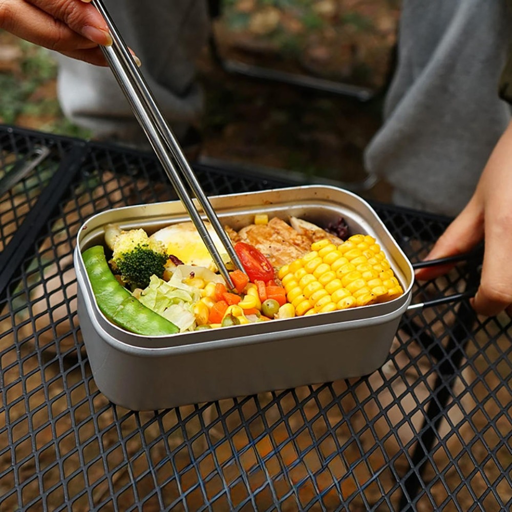 Camping Cooking Box Set - Utensílios de Mesa Ultraleves para Camping,