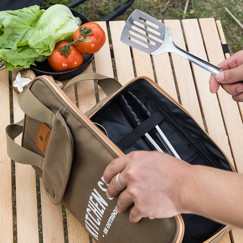 Camping Cooking Utensil Set - Conjunto de Utensílios de Cozinha para