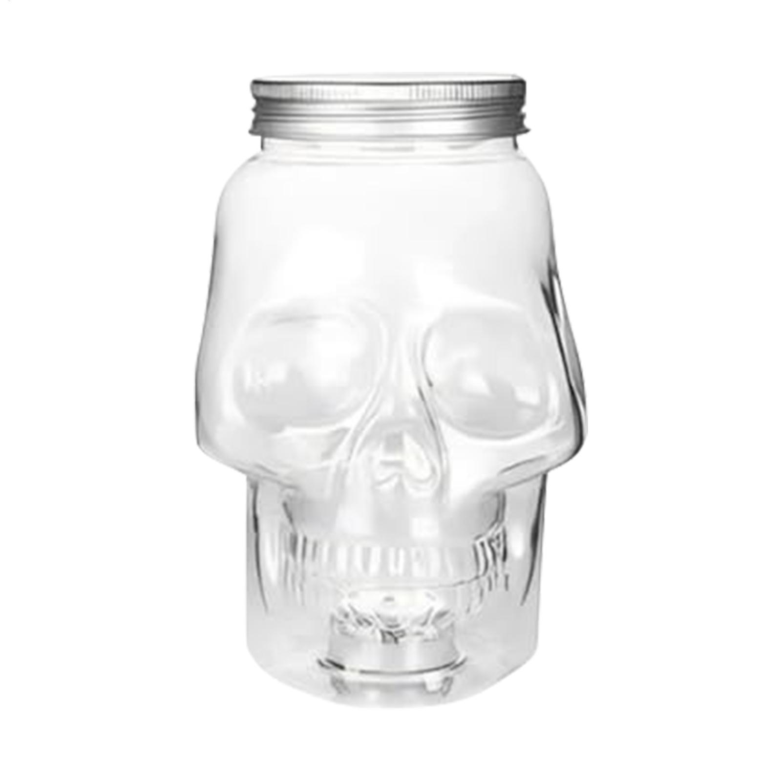Camping Cooking With Kids - Frascos de Caveira Reutilizáveis de 500ml/800ml
