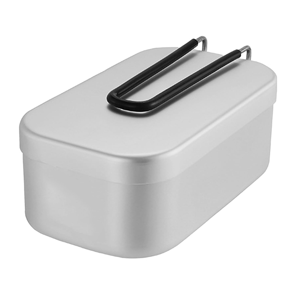 Camping Cooking Box Set - Lancheiras de alumínio 800ml, panelas para