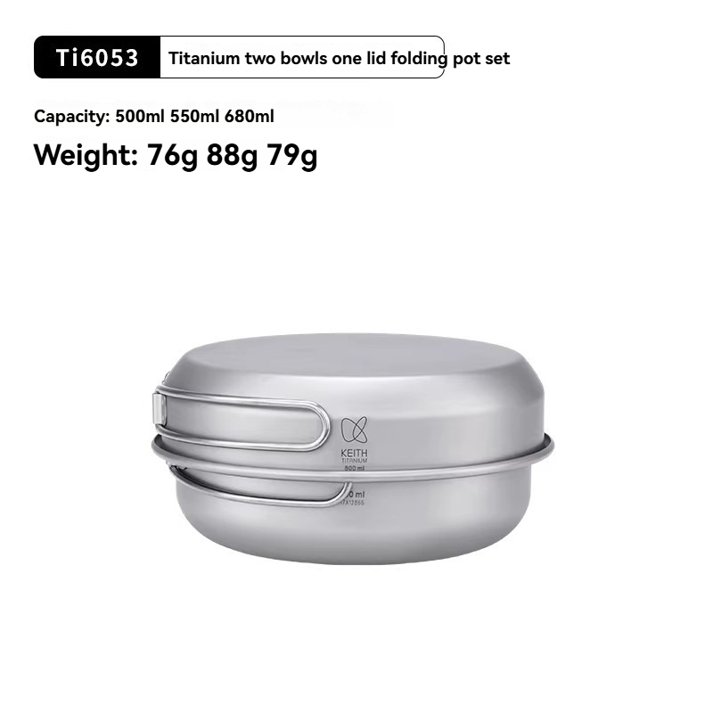 Camping Cooking Set - Conjunto de panelas e tigelas de