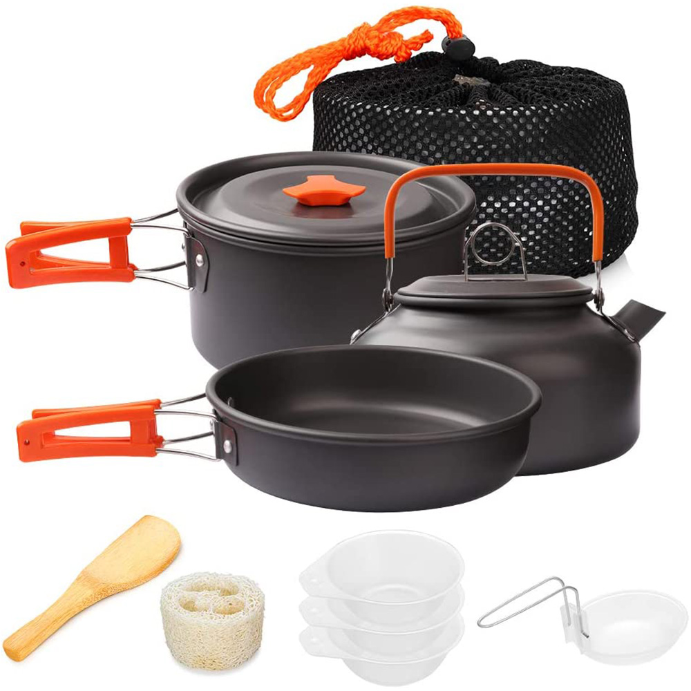 Camping Cooking Mesh - 1 pçs/1 conjunto kit de panelas