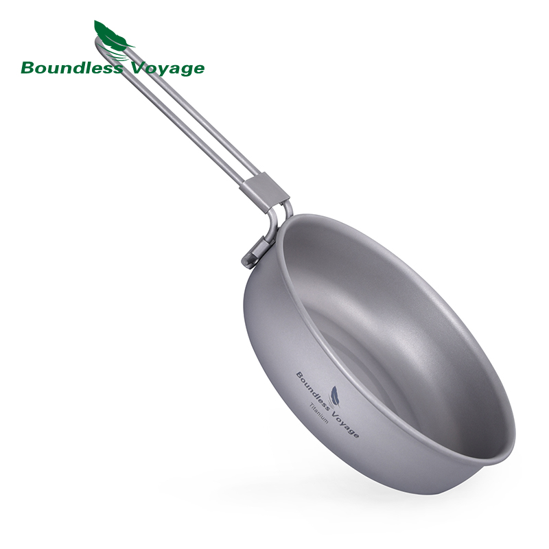 Camping Cooking Set - Frigideira de titânio ultraleve Boundless Voyage