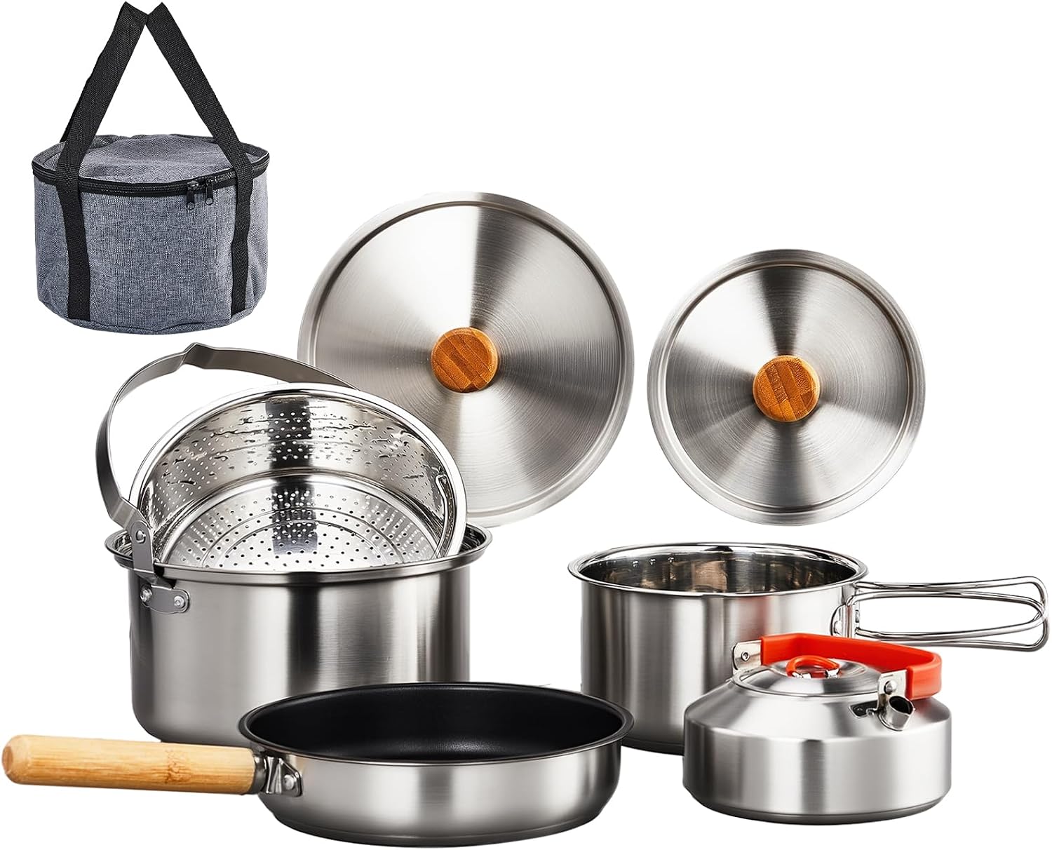 Camping Cooking Set - Conjunto de Utensílios de Cozinha de