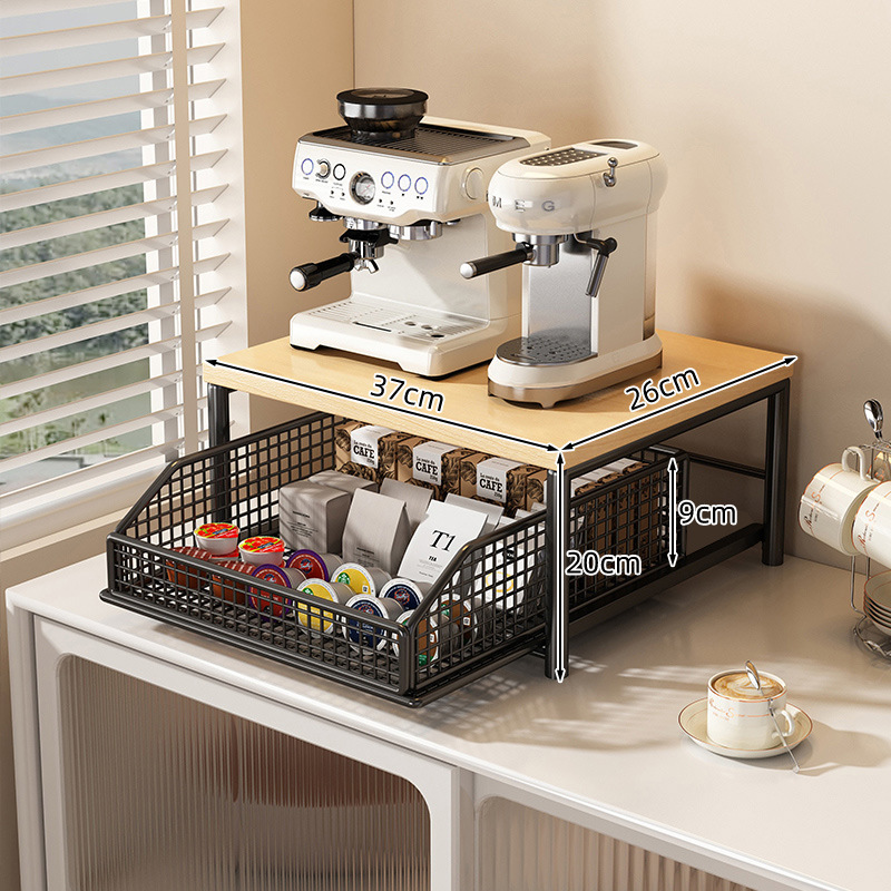 Pocket Coffee Maker - Organizador de Gaveta Deslizante para Máquina