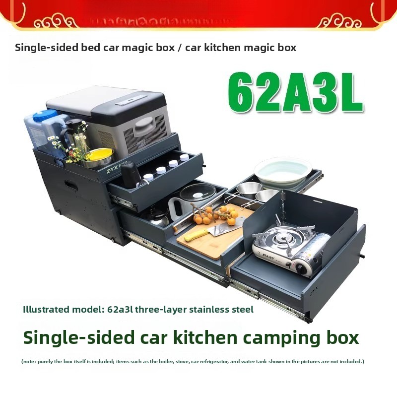 Camping Cooking Kitchen - Cozinha Portátil e Caixa de Armazenamento