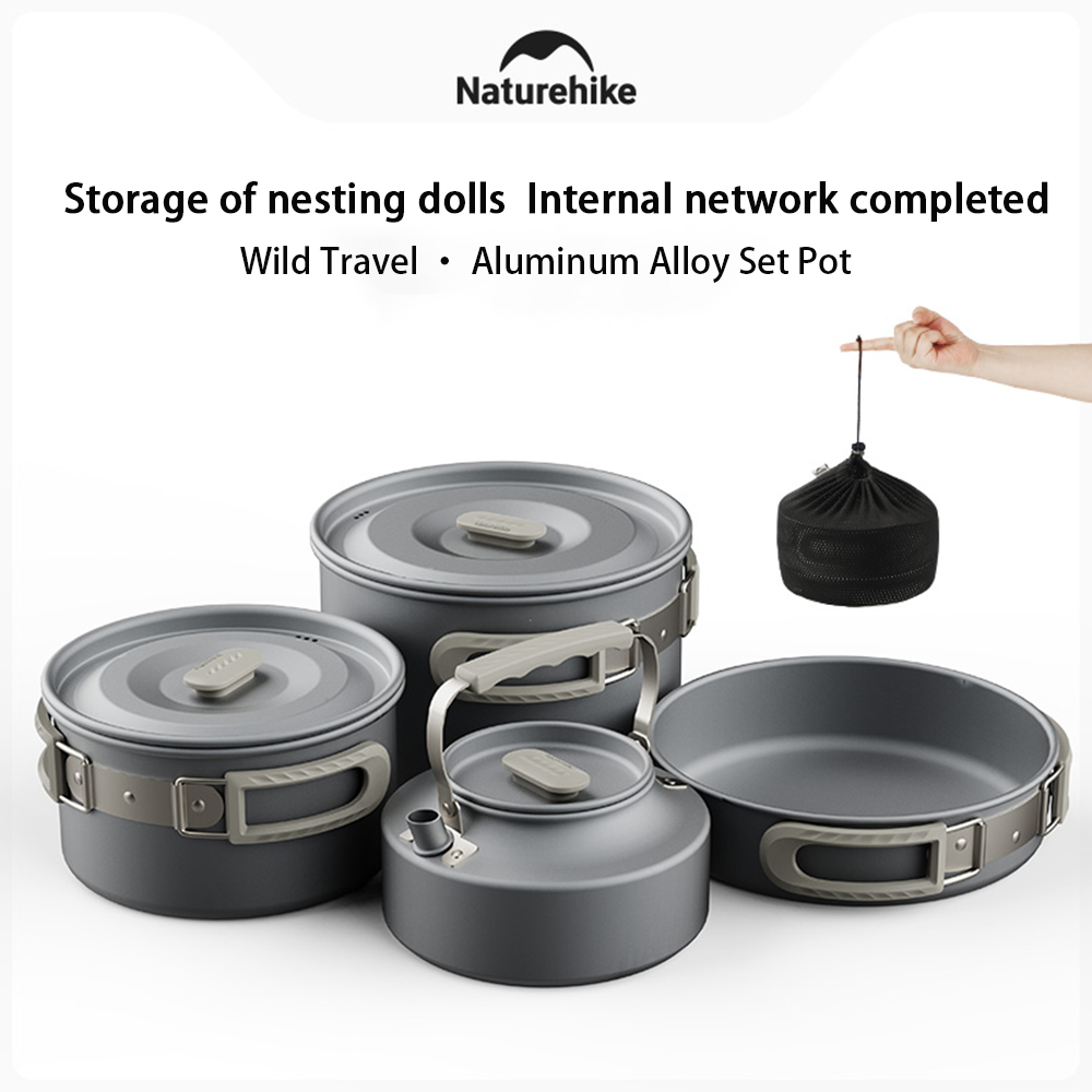 Camping Cooking Set - Naturehike conjunto de panelas ao ar