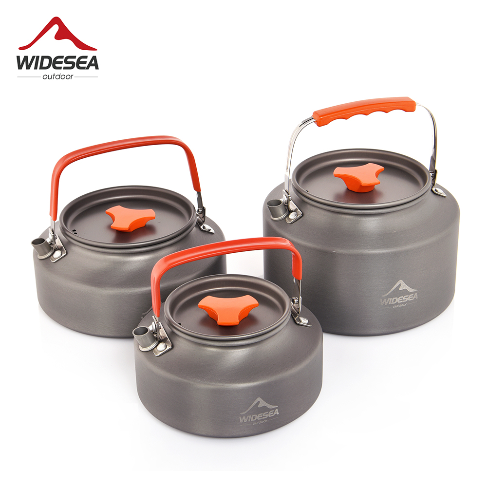 Widesea-Camping Chaleira, 1.1L - Camping Cooking Utensil Set avaliação e preço