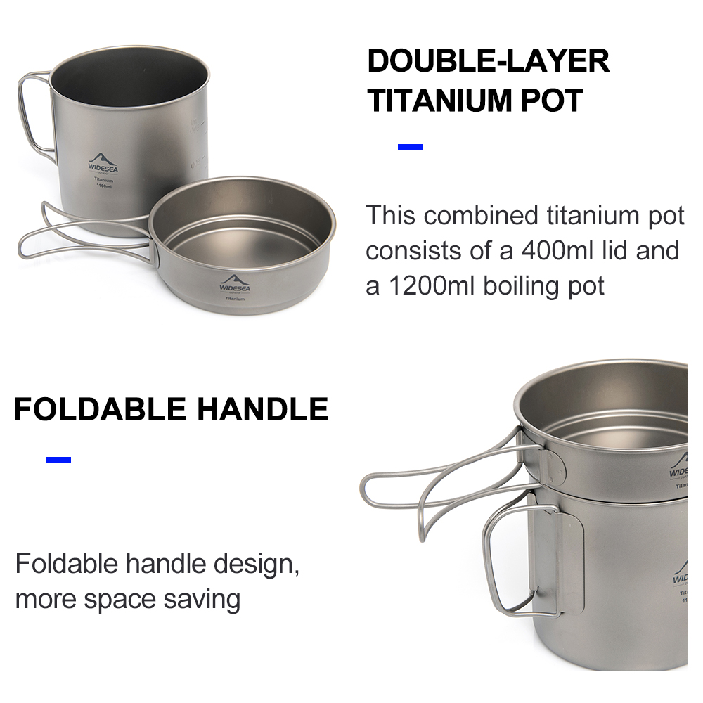 Panela de Camping Ultralight e - Camping Cooking Utensil Set avaliação e preço