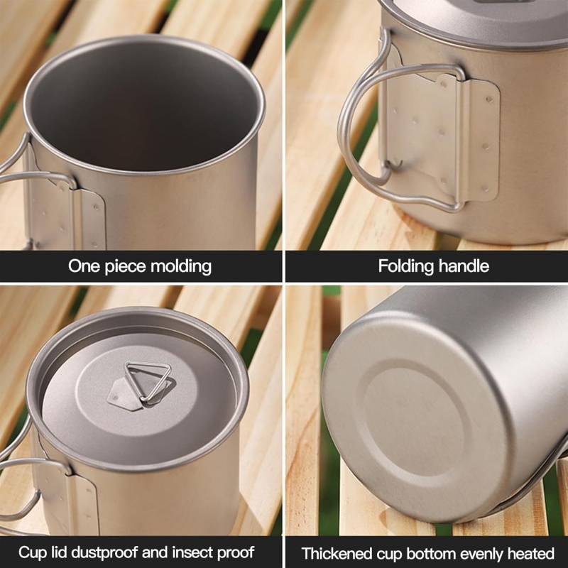 Caneca de Camping em Titânio c - Camping Cooking Rack avaliação e preço
