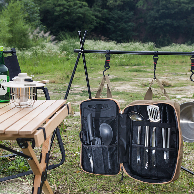 Conjunto de Utensílios de Cozi - Camping Cooking Utensil Set avaliação e preço