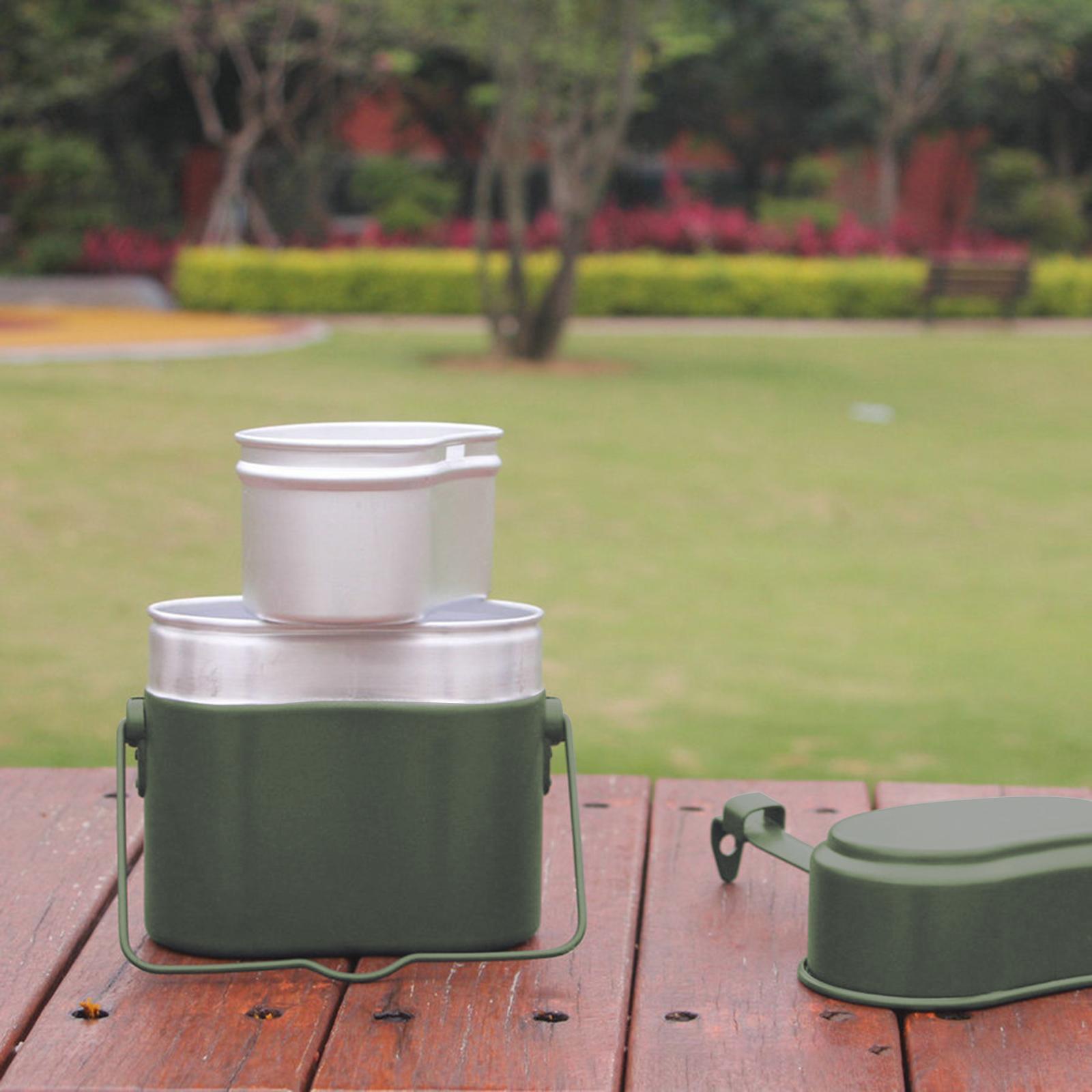 Conjunto de 3 Peças: Panela e  - Camping Cooking Box Set avaliação e preço