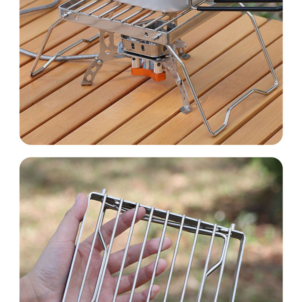Suporte portátil dobrável para - Camping Cooking Mesh avaliação e preço