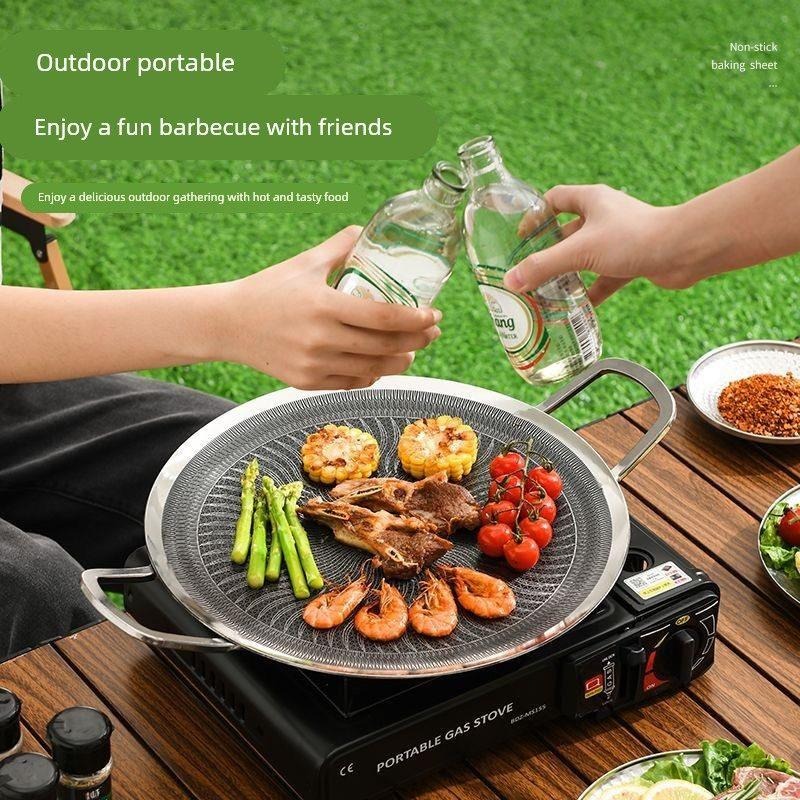 Panela de Grelhar Multifuncion - Camping Cooking Kitchen avaliação e preço