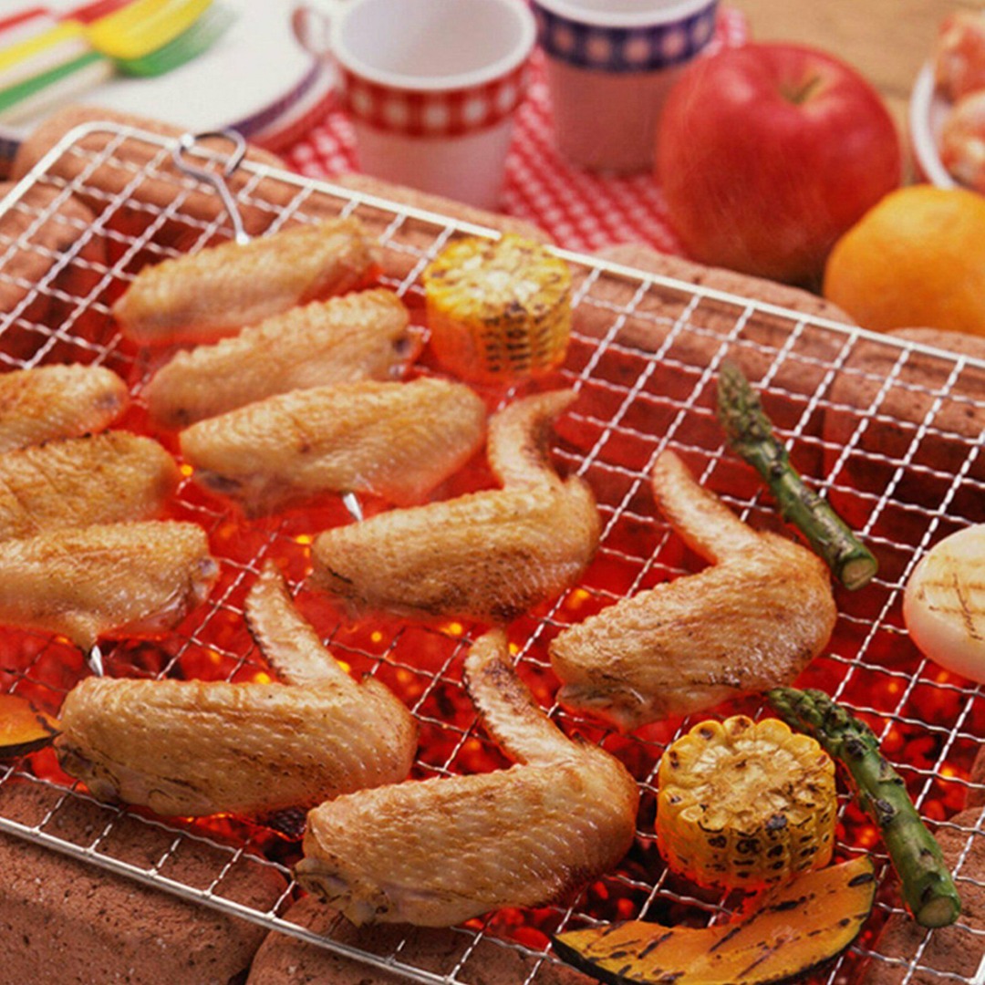 1 pçs/2 pçs 50*38cm churrasque - Camping Cooking Mesh avaliação e preço