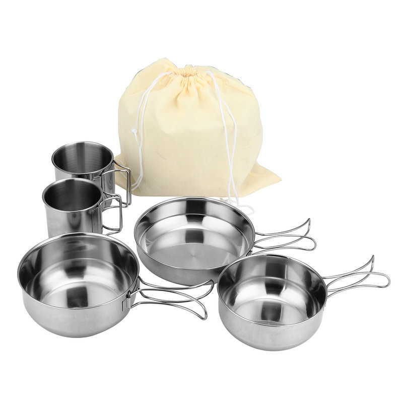 Conjunto de Panelas e Utensíli - Camping Cooking Box Set avaliação e preço