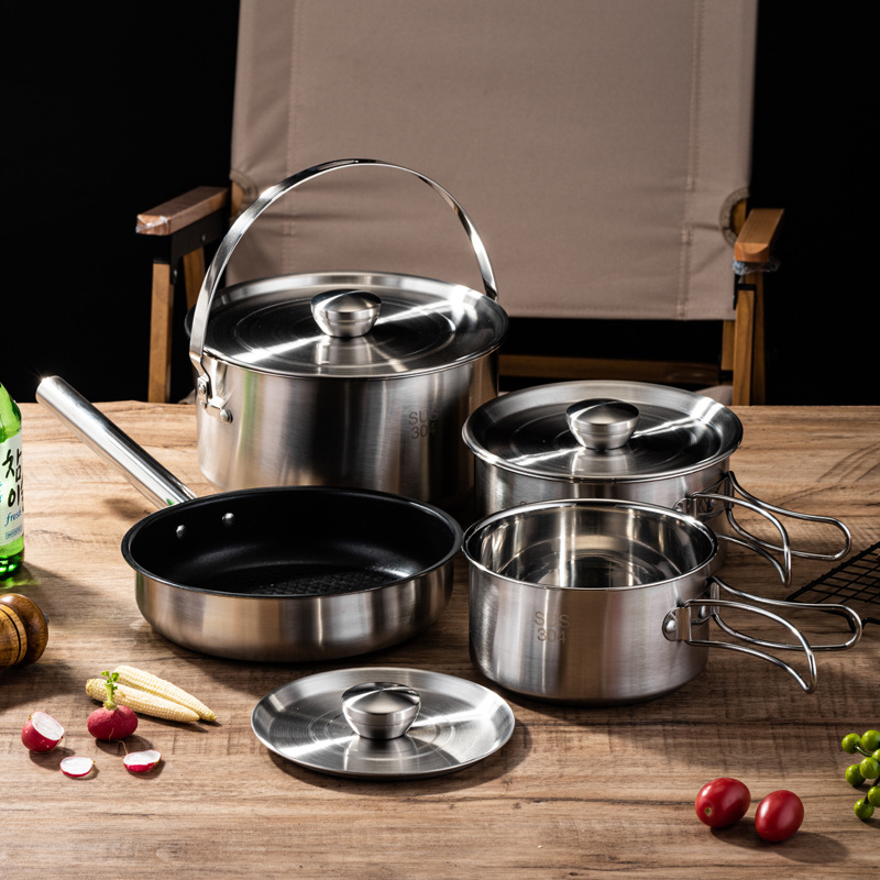 Conjunto de Utensílios de Cozi - Camping Cooking Box Set avaliação e preço