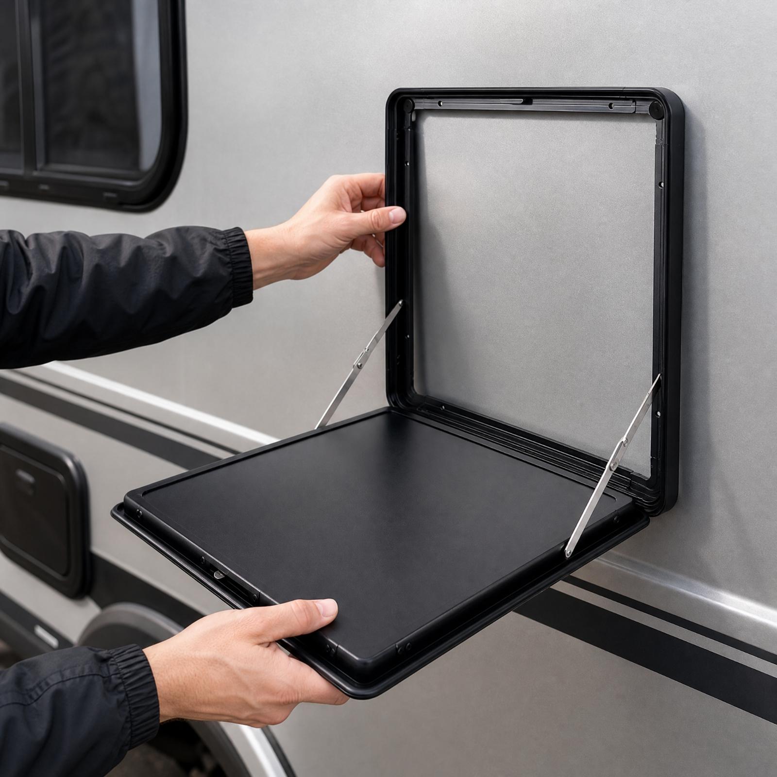 Mesa lateral dobrável para aut - Camping Cooking Bench avaliação e preço