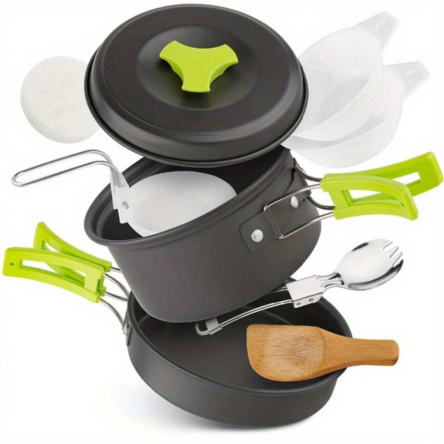 Conjunto de utensílios para co - Camping Cooking Set avaliação e preço