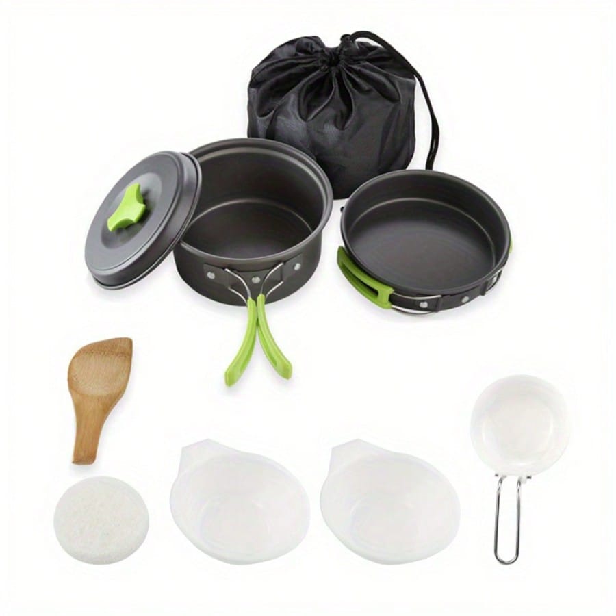 Conjunto de utensílios para co - Camping Cooking Set avaliação e preço