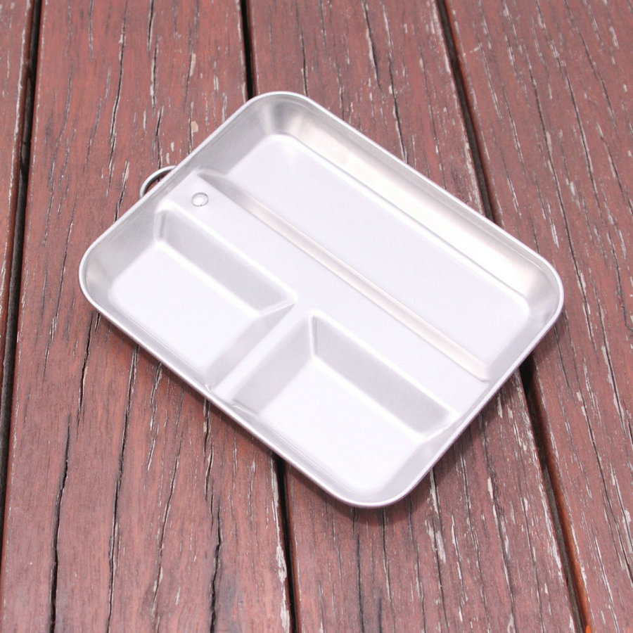 Portátil Square Lunch Box Set, - Camping Cooking Box Set avaliação e preço