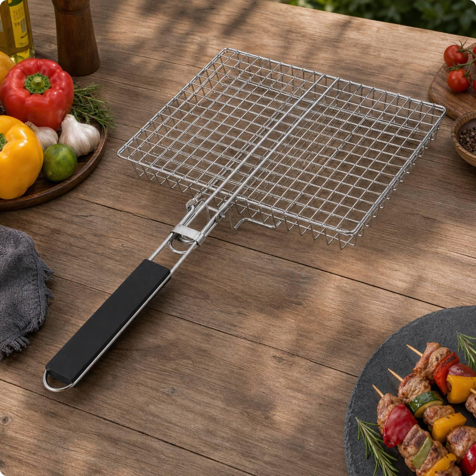 Grelha portátil para churrasco - Camping Cooking Mesh avaliação e preço