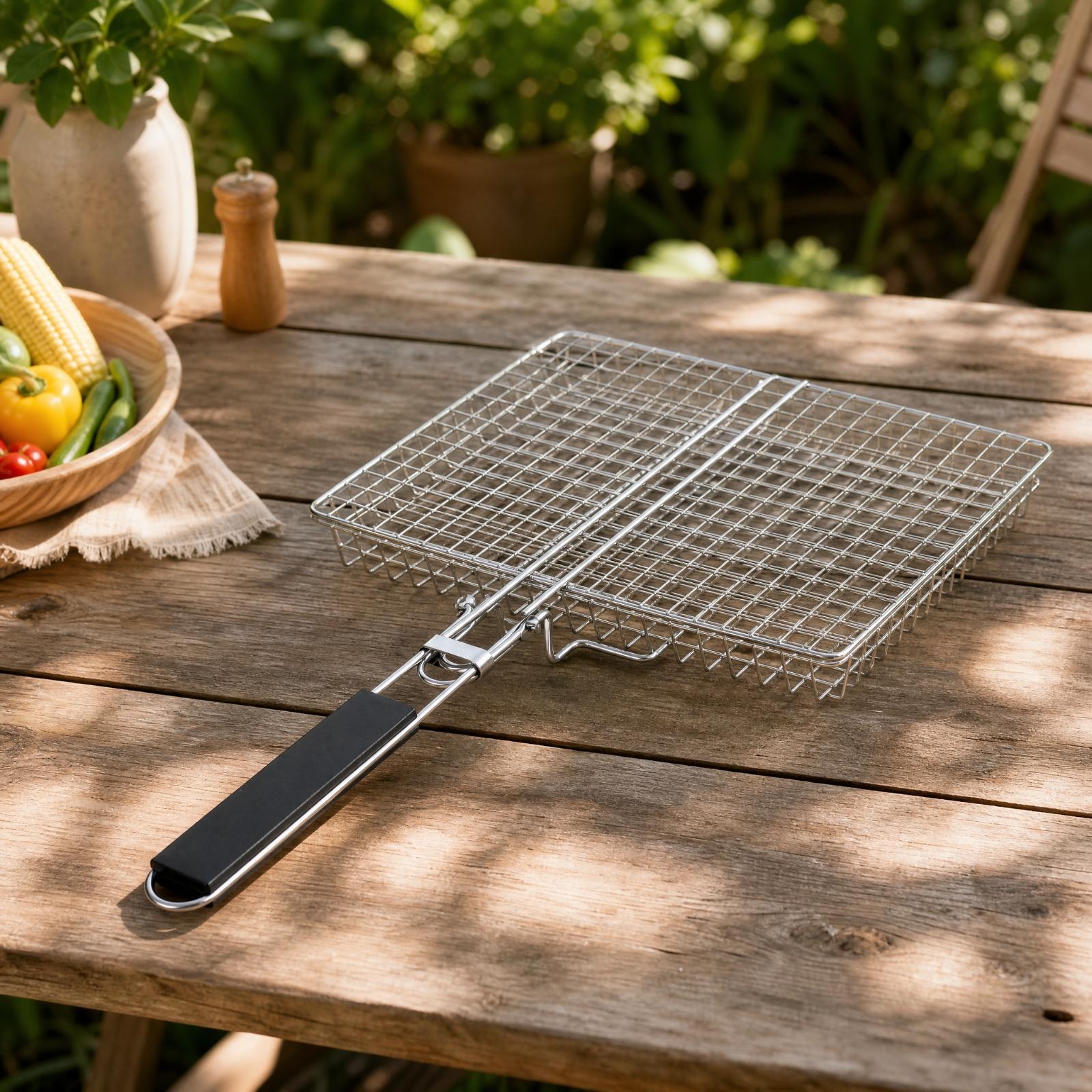 Grelha portátil para churrasco - Camping Cooking Mesh avaliação e preço
