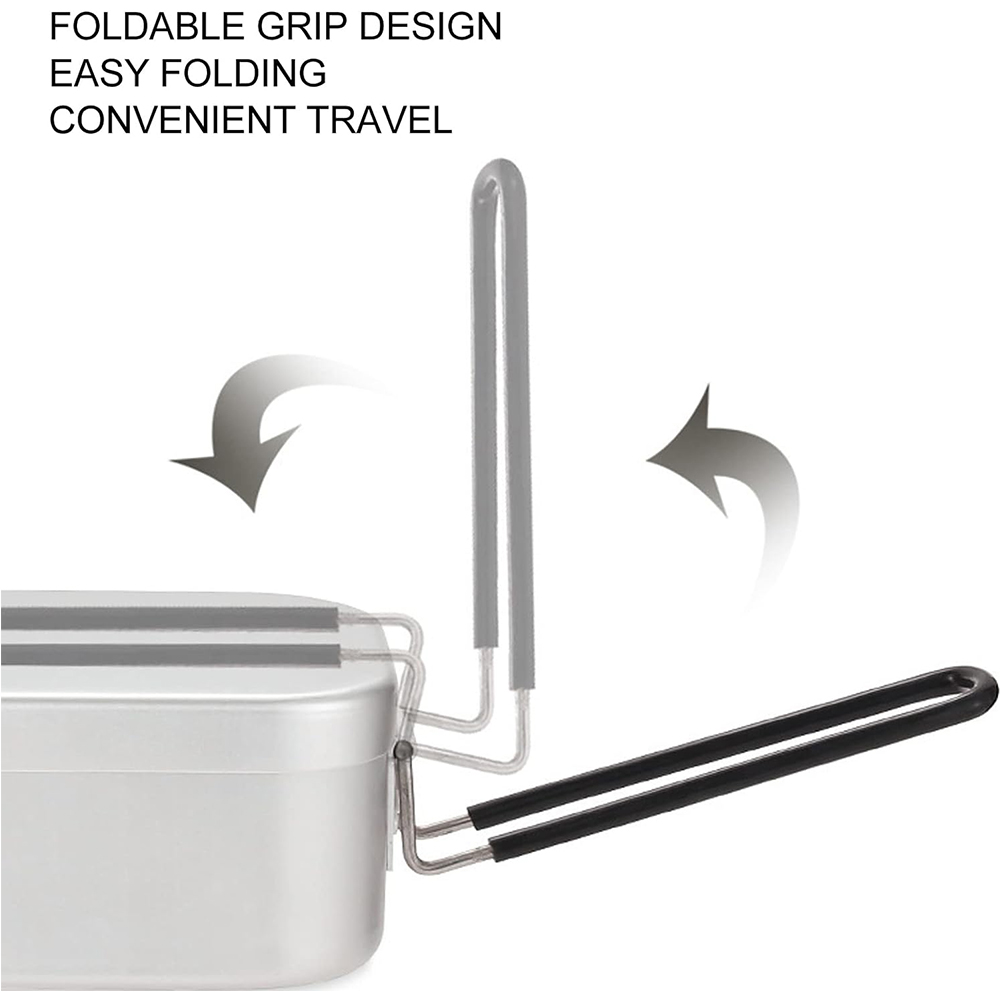 Lancheiras de alumínio 800ml,  - Camping Cooking Box Set avaliação e preço