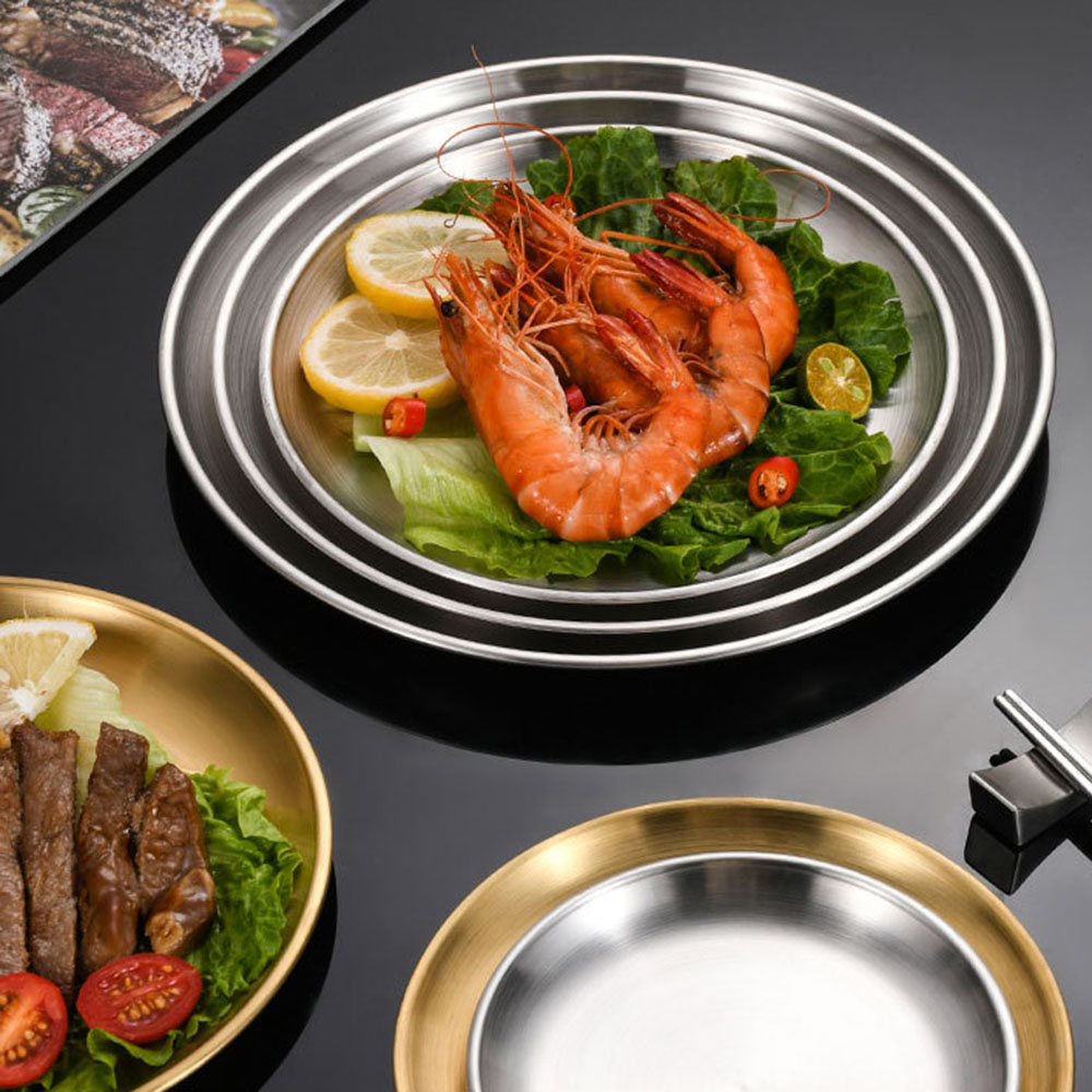 Prato de jantar de metal, 8 pe - Camping Cooking Meals avaliação e preço