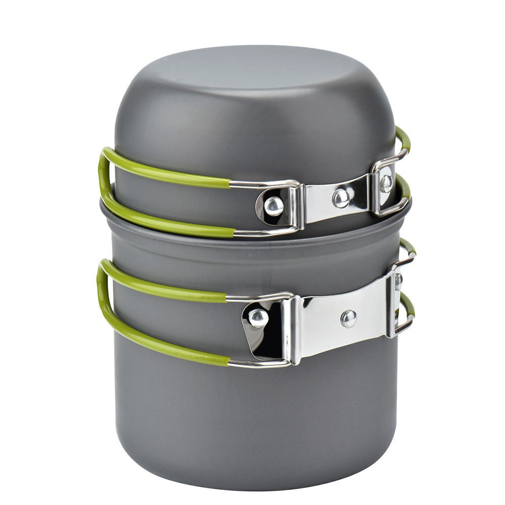 Kit de panelas de acampamento  - Camping Cooking Box Set avaliação e preço