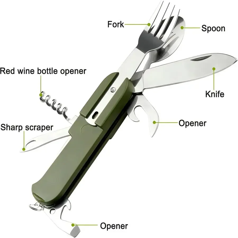 Conjunto de Utensílios de Viag - Camping Cooking Utensil Set avaliação e preço