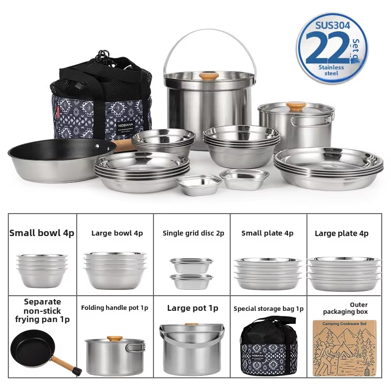 Nobana mais novo conjunto de p - Camping Cooking Rack avaliação e preço