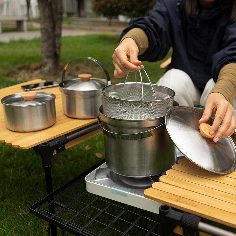 Nobana mais novo conjunto de p - Camping Cooking Rack avaliação e preço