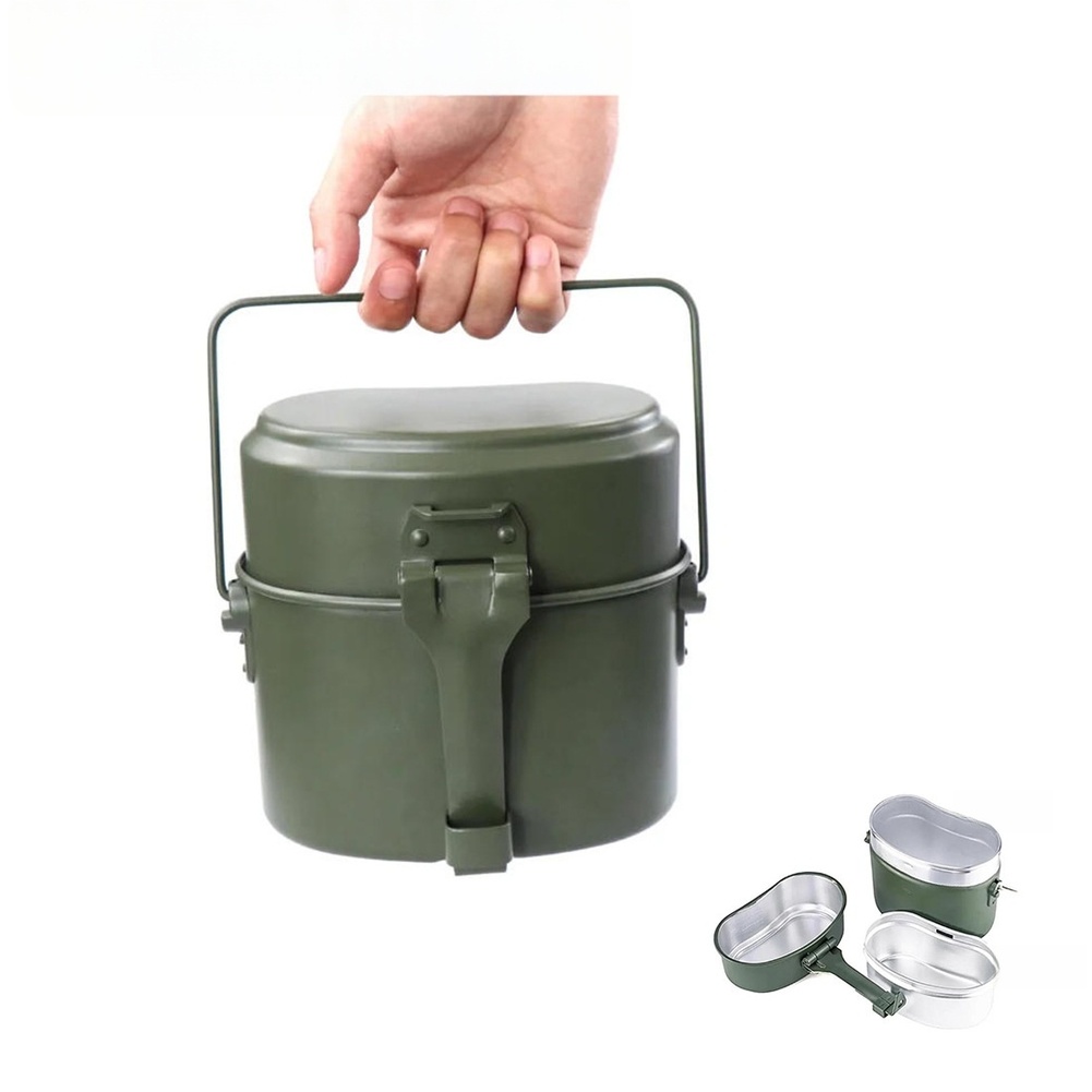 Conjunto de 3 Peças de Caixa d - Camping Cooking Box Set avaliação e preço