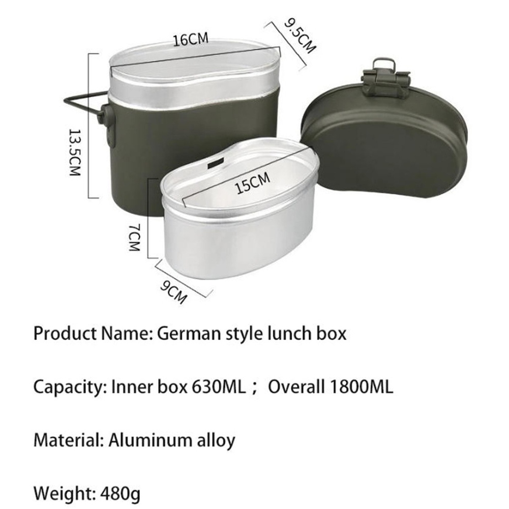 Conjunto de 3 Peças de Caixa d - Camping Cooking Box Set avaliação e preço