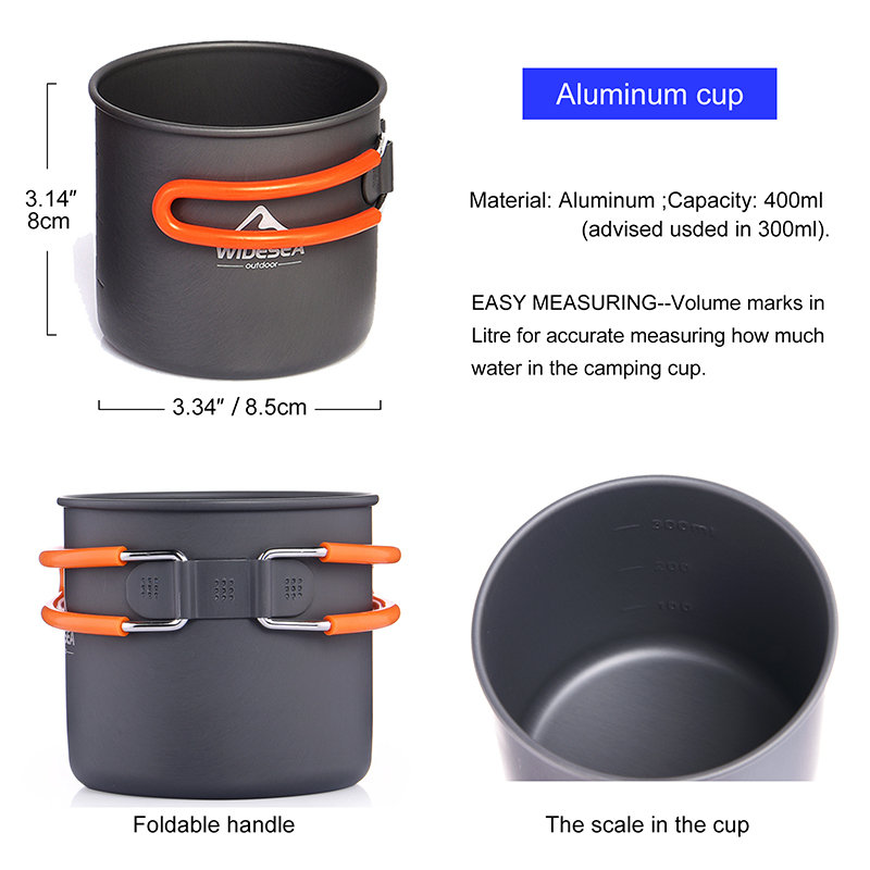 Widesea-Camping Conjunto Panel - Camping Cooking Utensil Set avaliação e preço