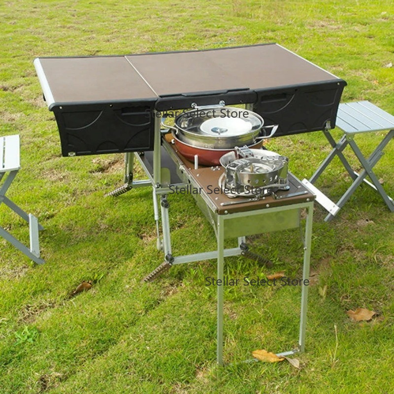 Conjunto completo de cozinha a - Camping Cooking Box Set avaliação e preço