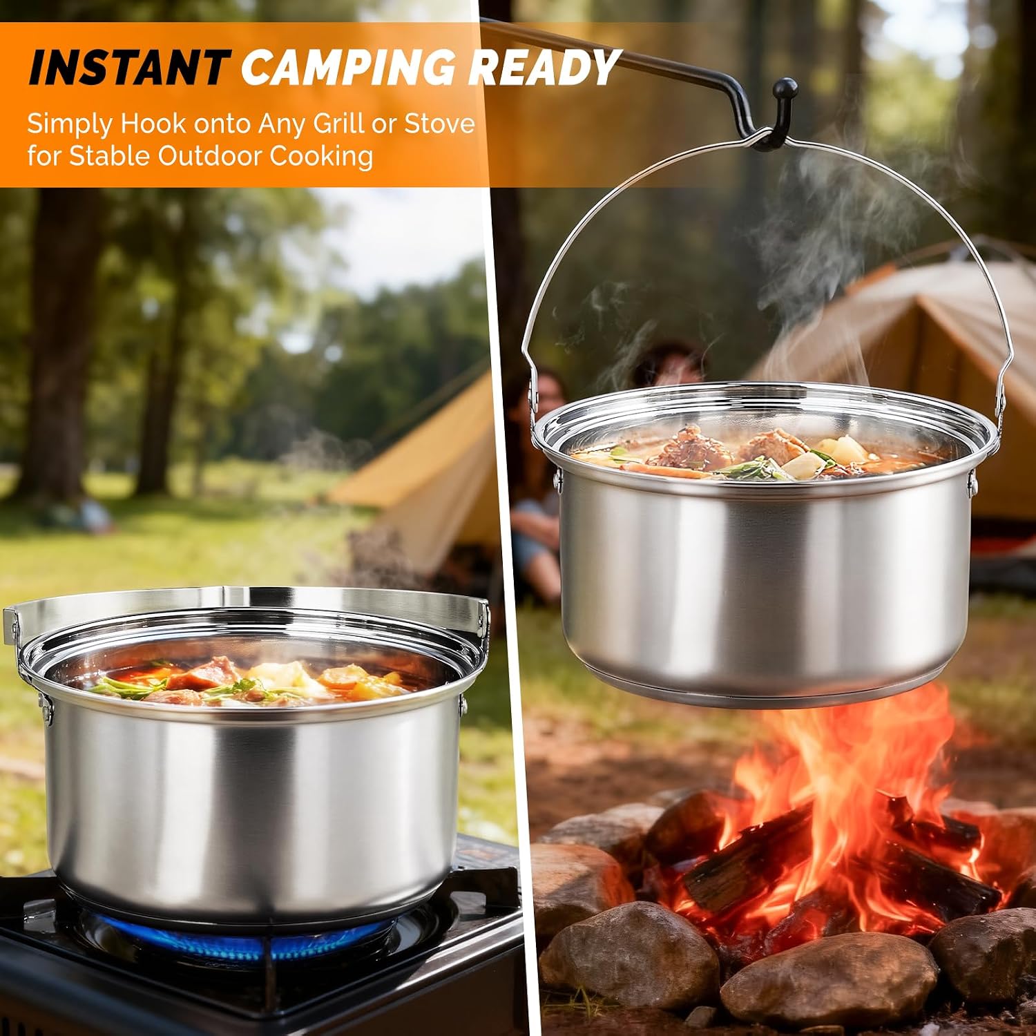 Conjunto de Utensílios de Cozi - Camping Cooking Set avaliação e preço