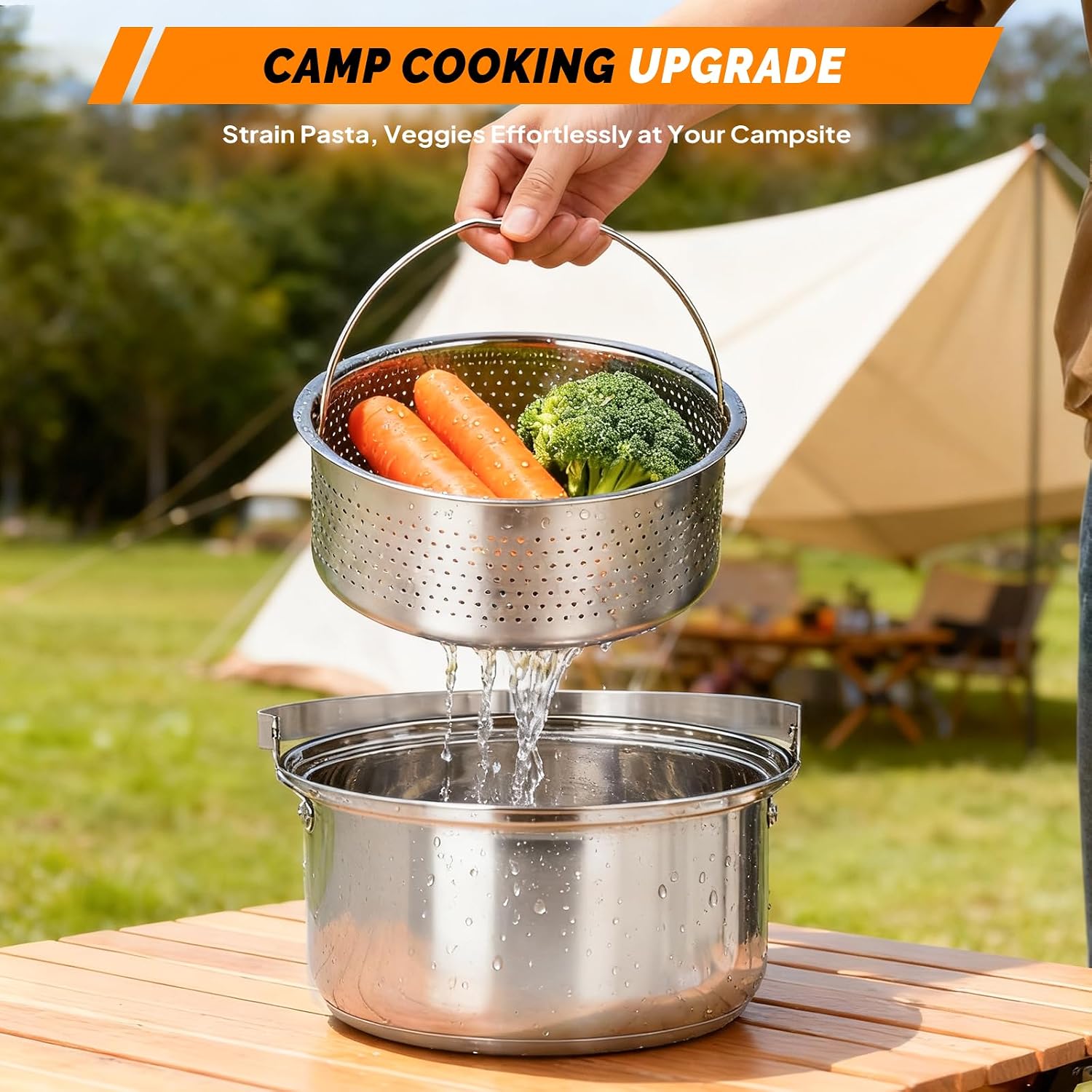 Conjunto de Utensílios de Cozi - Camping Cooking Set avaliação e preço