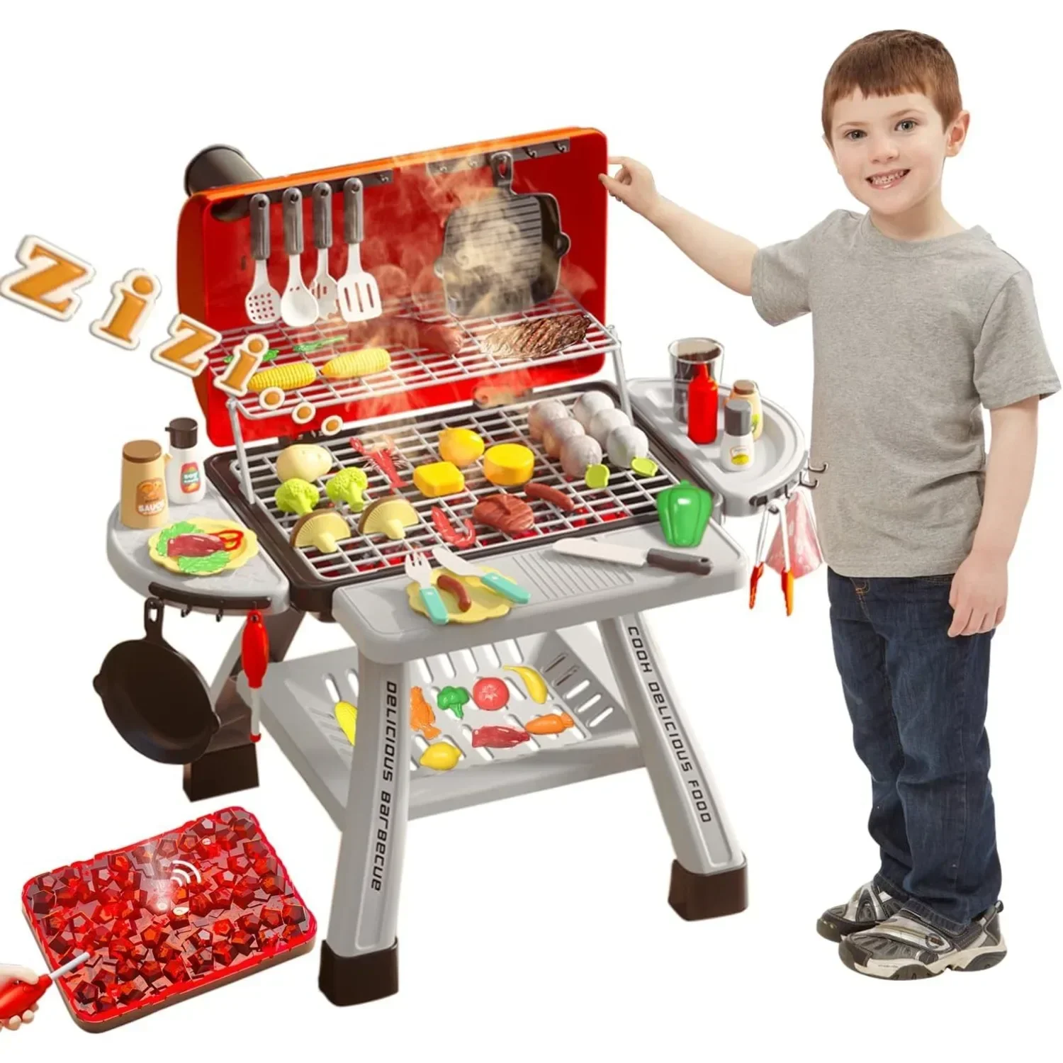 Churrasqueira conjunto de brin - Camping Cooking With Kids avaliação e preço
