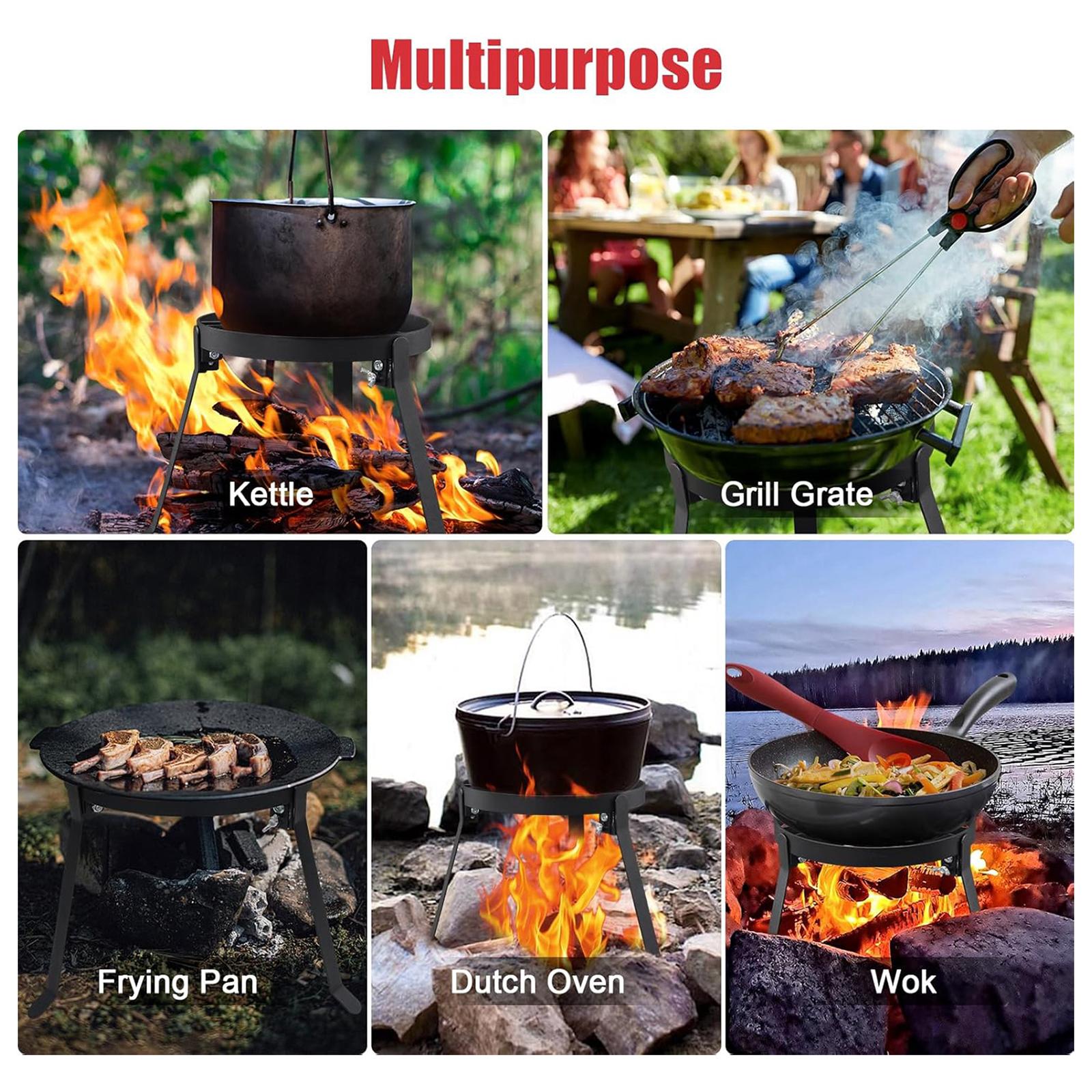 Suporte de Cozimento Dobrável  - Camping Cooking Rack avaliação e preço