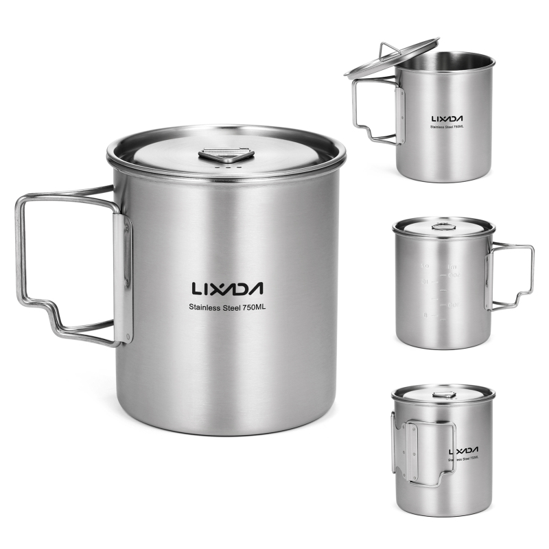 Lixada-Caneca de aço inoxidáve - Camping Cooking Mesh avaliação e preço