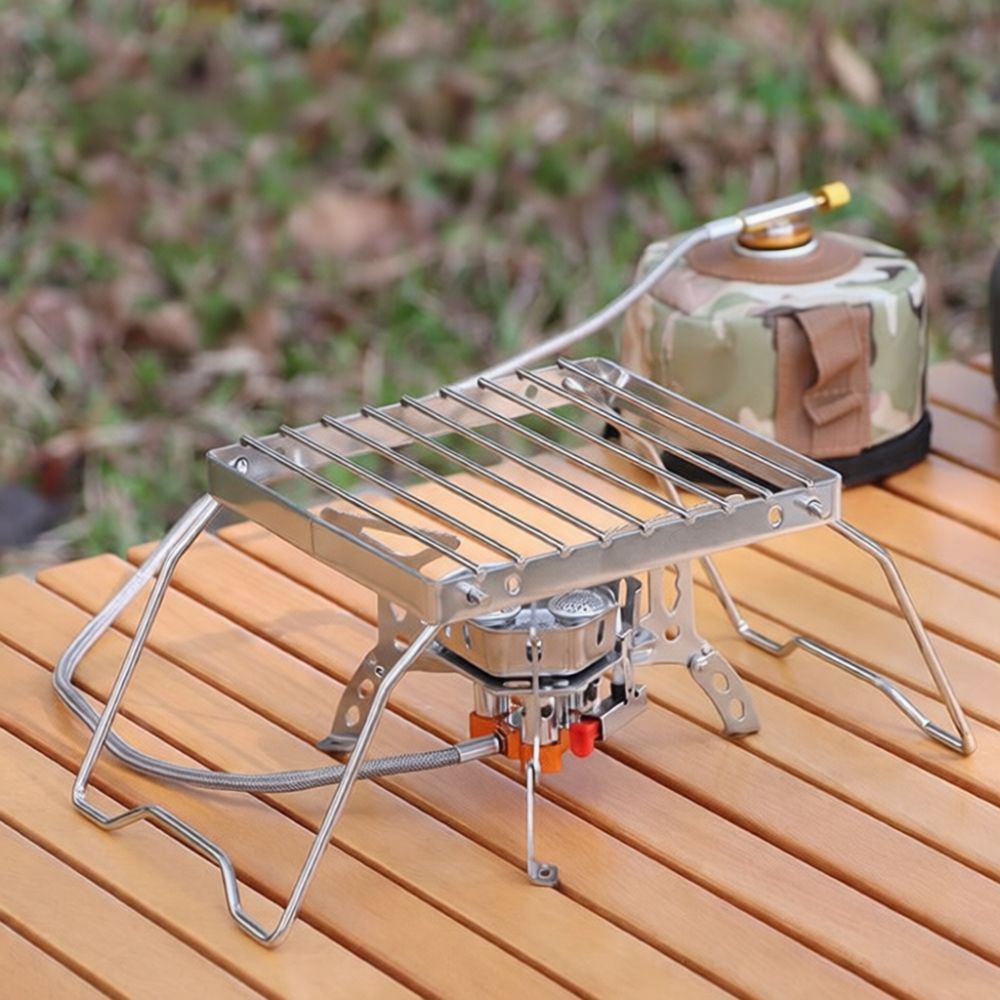 Grelha portátil e dobrável par - Camping Cooking Mesh avaliação e preço