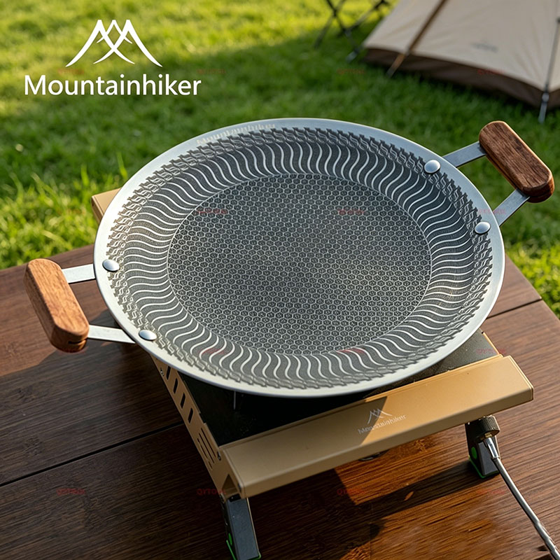 Panela de Churrasco Antiaderen - Camping Cooking Set avaliação e preço