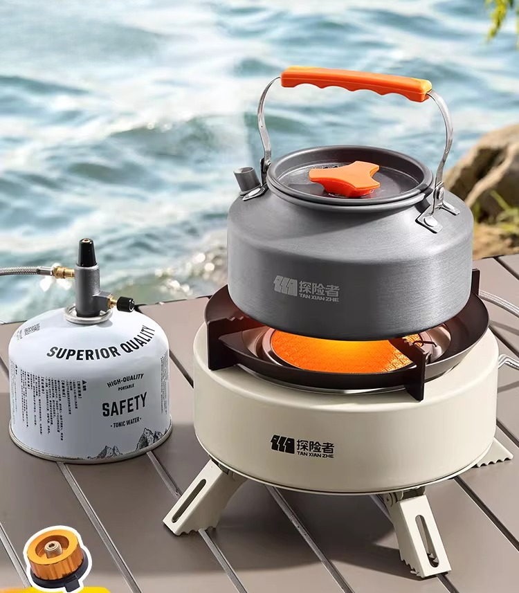 Fogão a Gás Portátil para Camp - Camping Cooking Box Set avaliação e preço