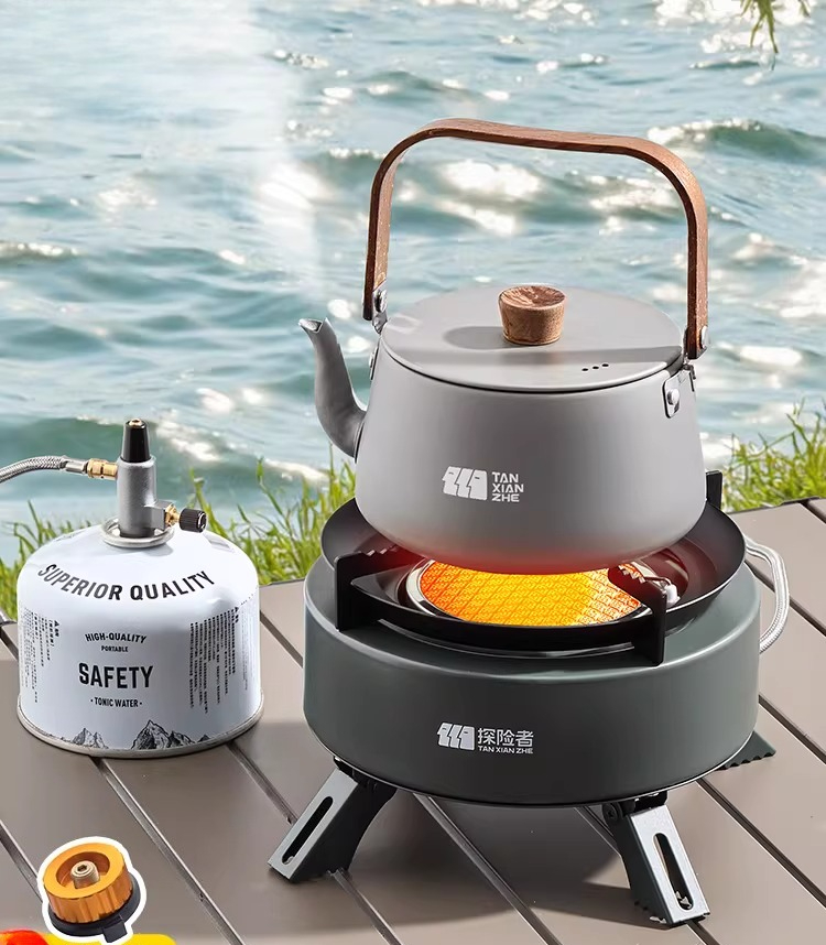 Fogão a Gás Portátil para Camp - Camping Cooking Box Set avaliação e preço