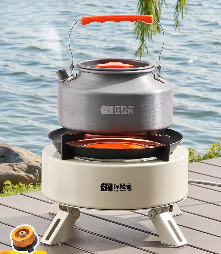Fogão a Gás Portátil para Camp - Camping Cooking Box Set avaliação e preço