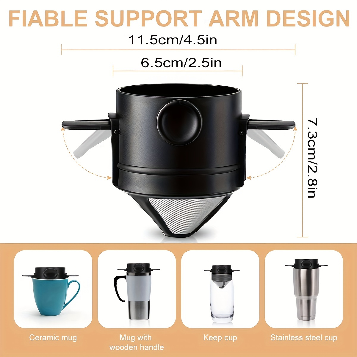 Copo de filtro de café portáti - Pocket Coffee Maker avaliação e preço